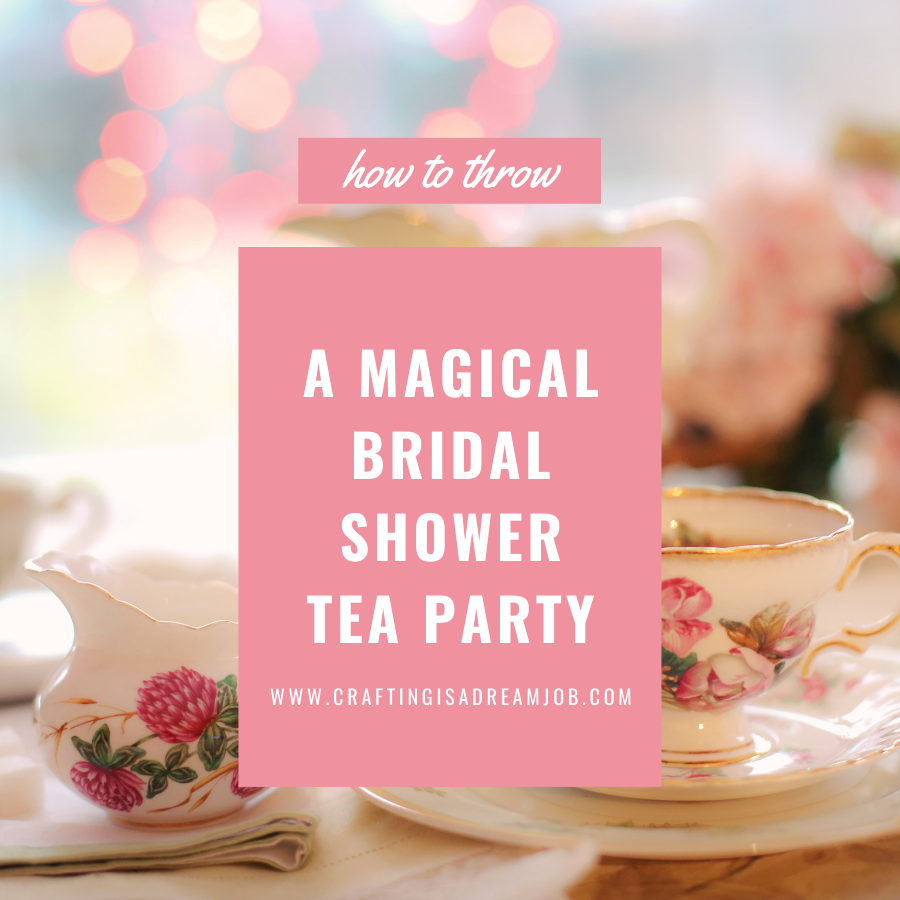 Alice in Wonderland Bridal Shower Invitations - Magical Tea Party