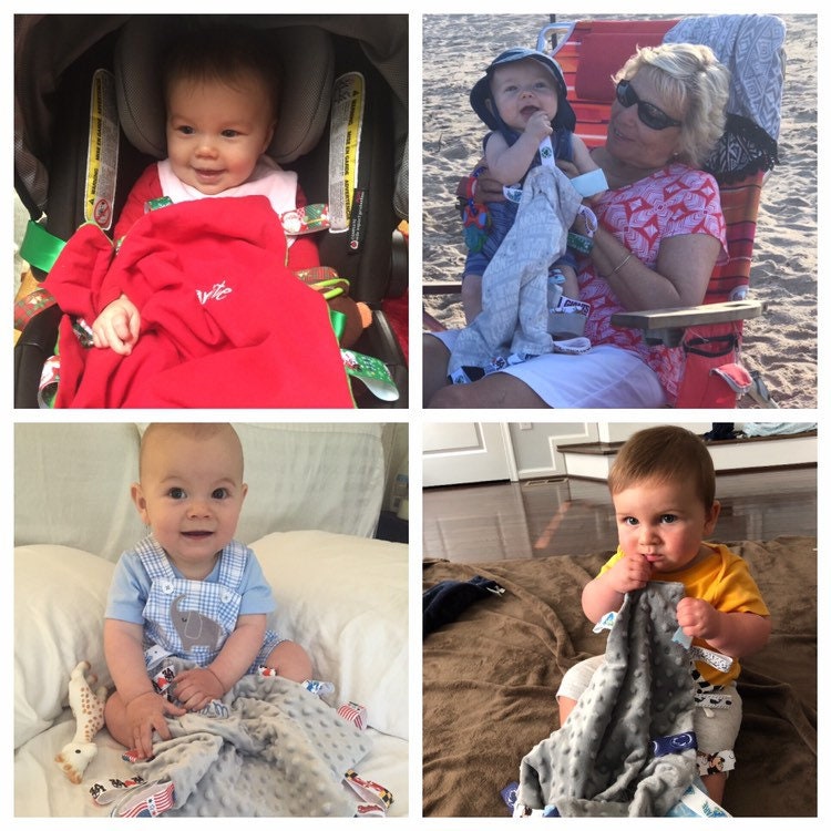 Personalized Baby Ribbon Blanket