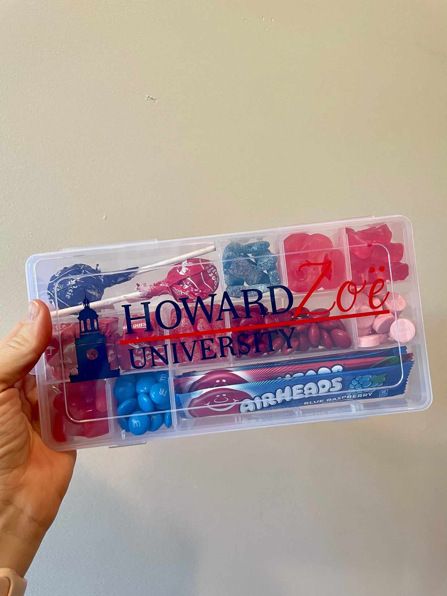 College Candy Box Container - College Grad Gift - Personalized Gift - Decision Day - Commitment Day