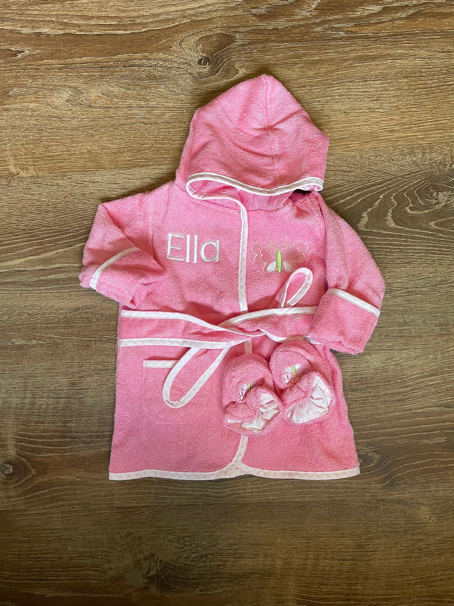 Baby Robe Embroidered with Name