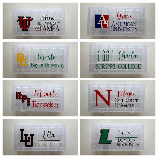 College Candy Box Container - College Grad Gift - Personalized Gift - Decision Day - Commitment Day