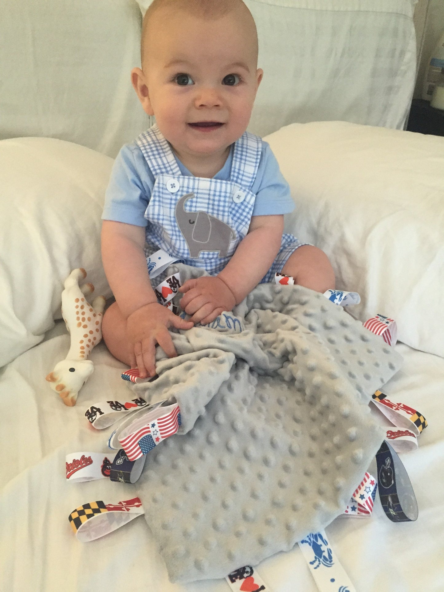 Personalized Baby Ribbon Blanket