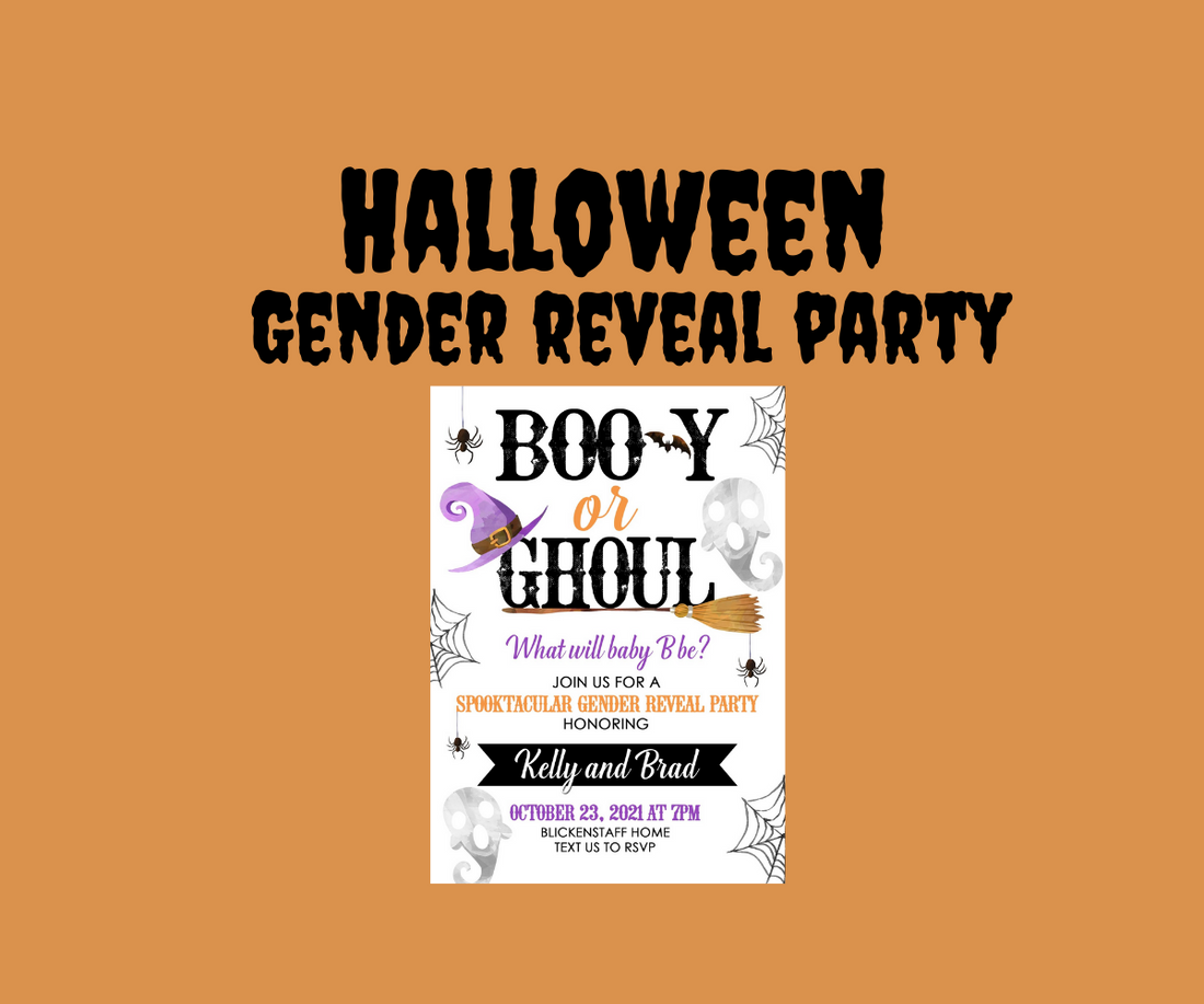 gender reveal halloween