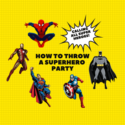 how to throw a superhero birthday party