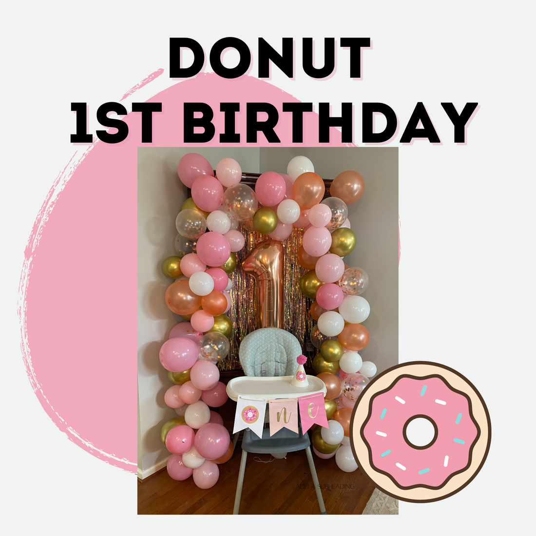 Birthday Themes - Donut First Birthday