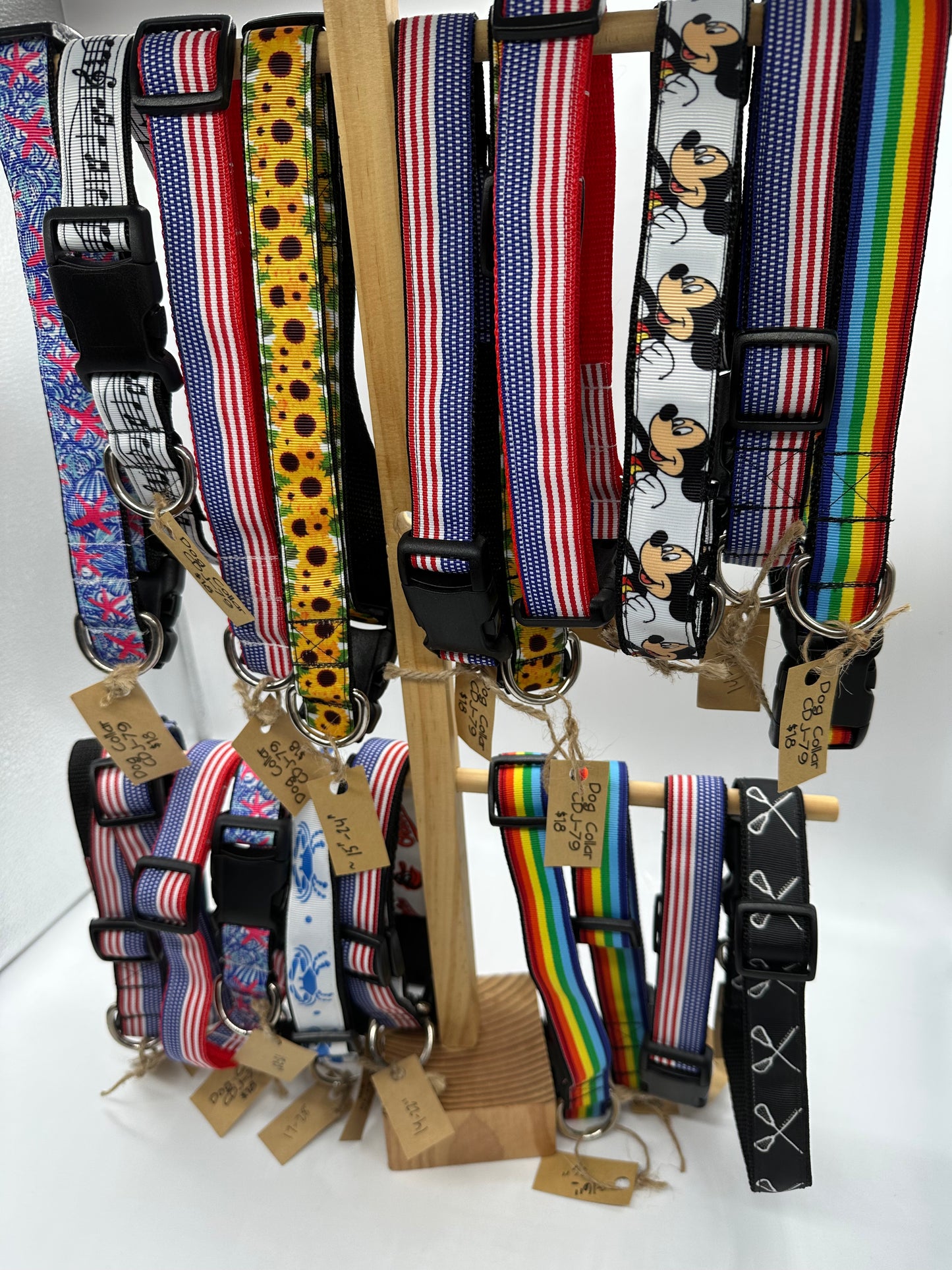 Custom Made Dog Collars - Pick your theme!