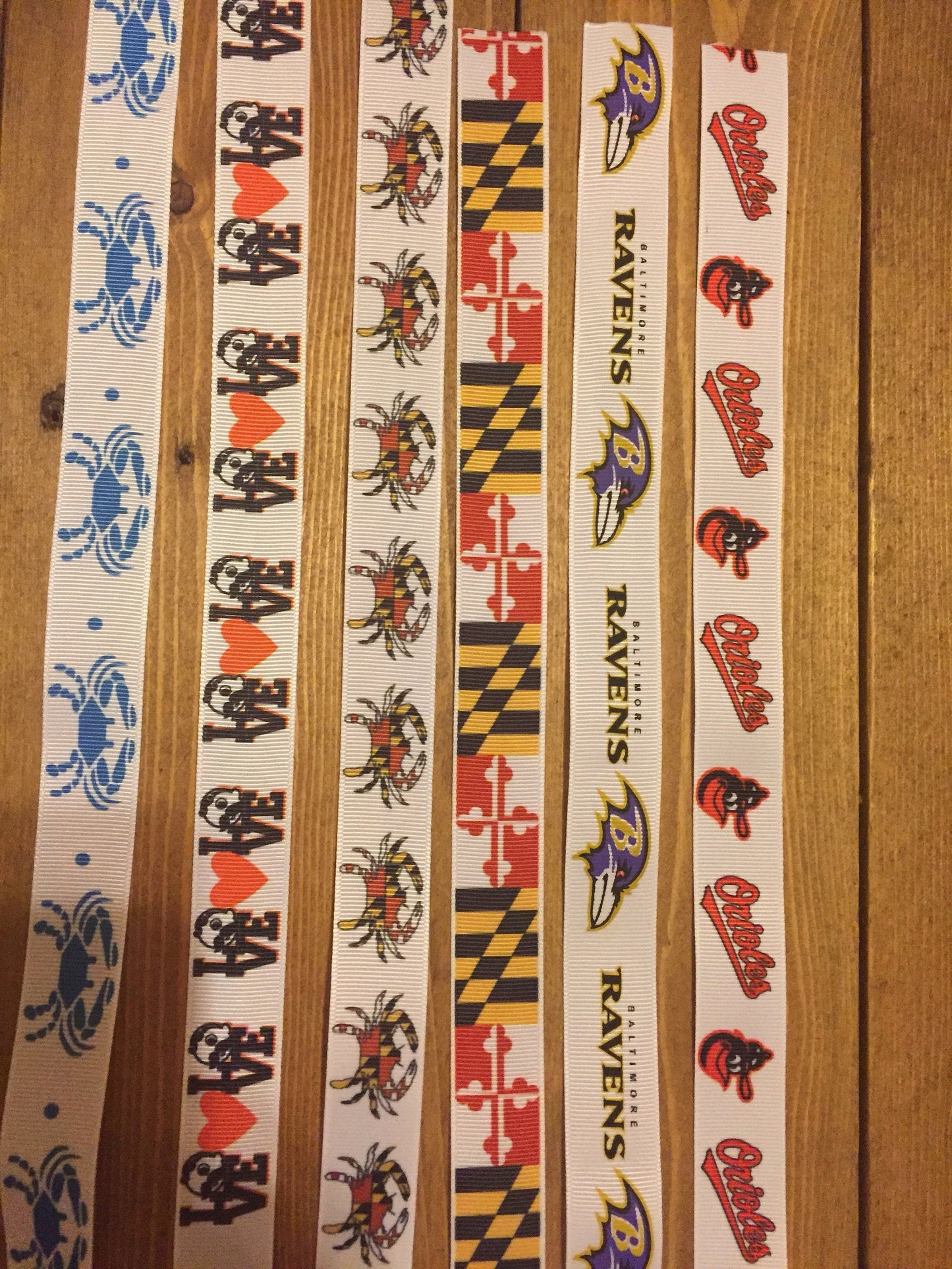 Baltimore Themed Dog Collars