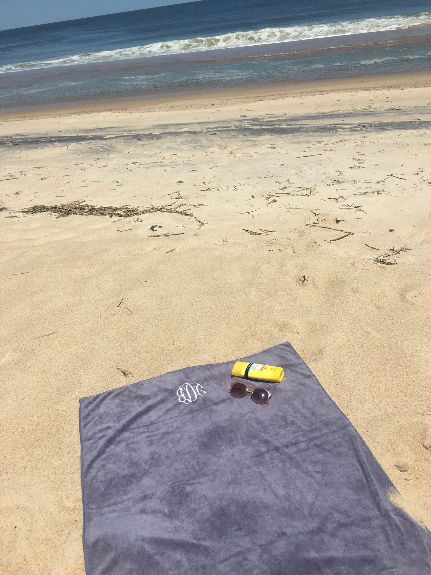 Personalized Microfiber Towel with Monogram - Use for Pool, beach, yoga etc.!