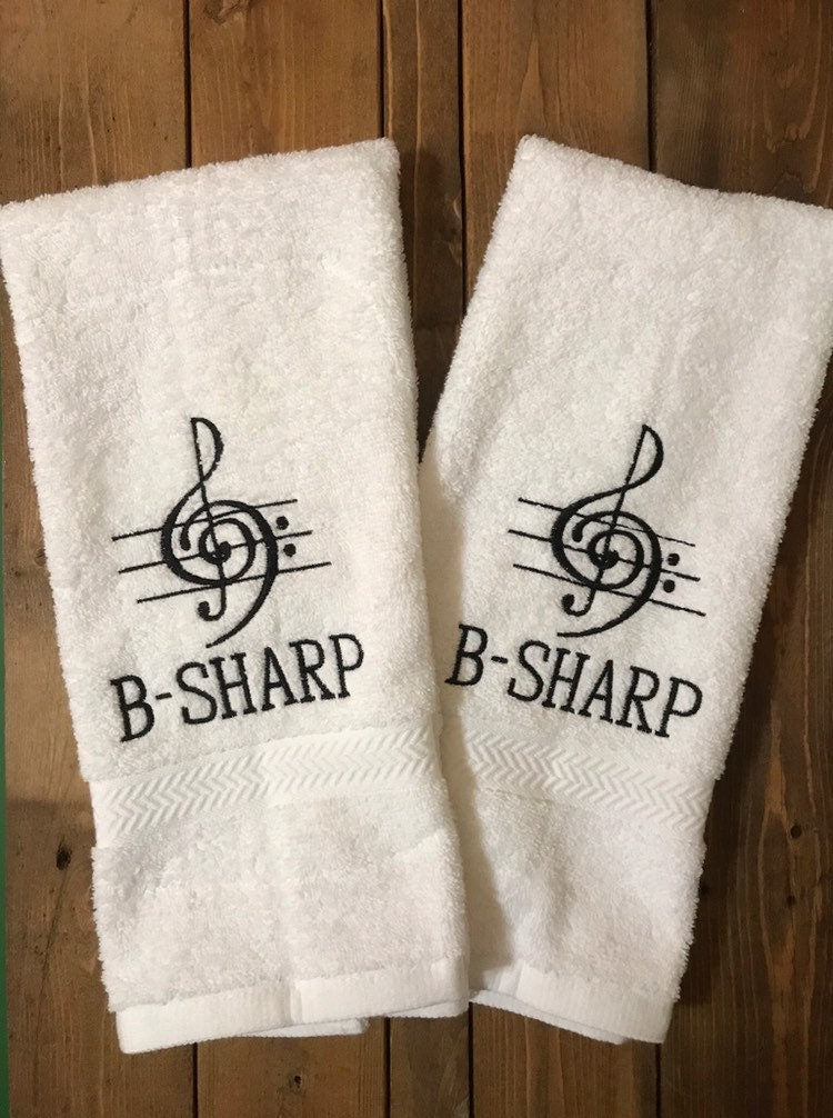 Personalized Bathroom Hand Towels Cotton Embroidered Choose your