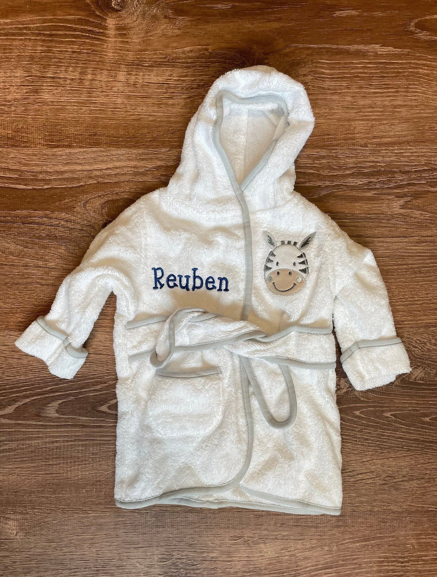 Baby Robe Embroidered with Name