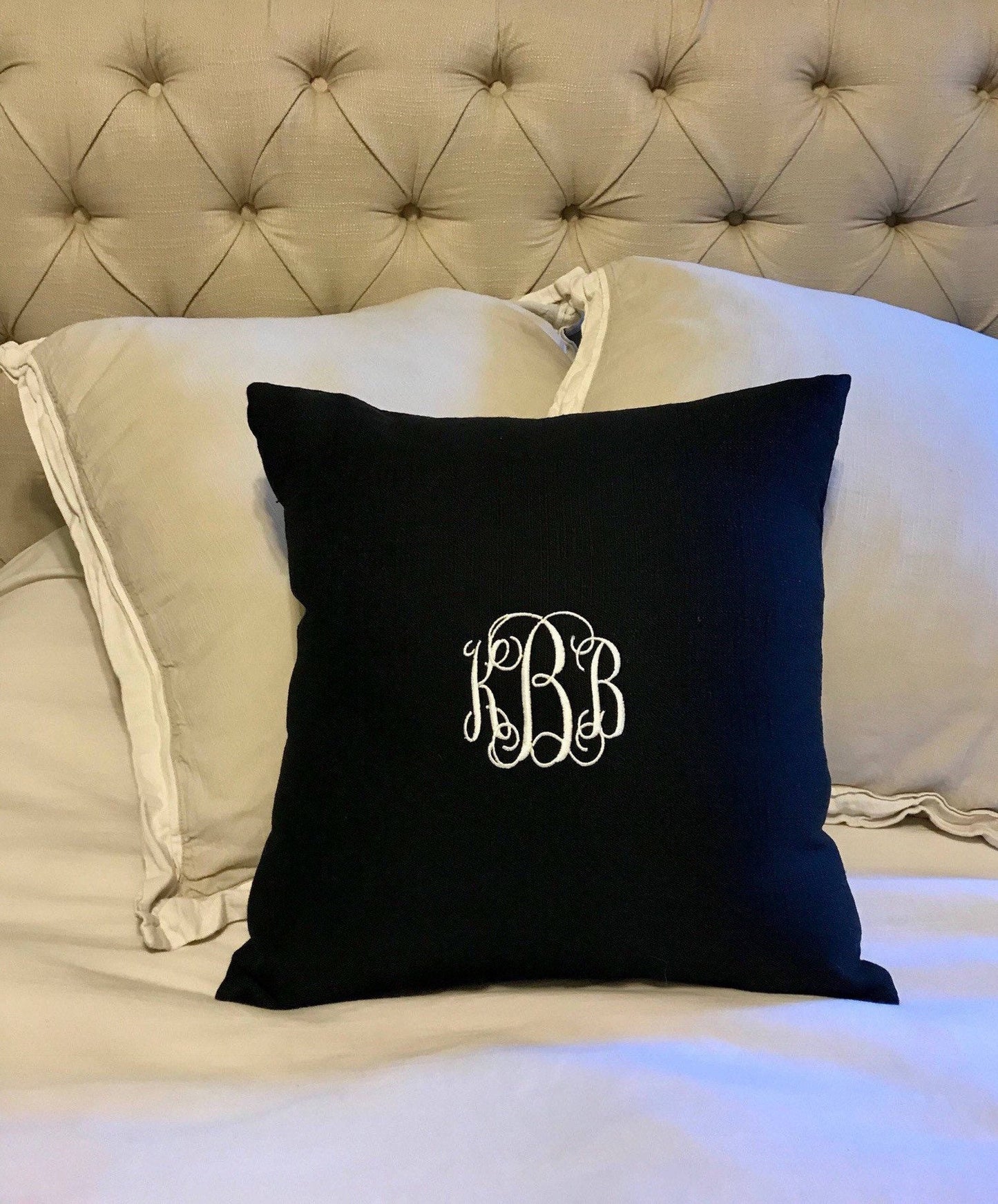 Personalized Pillow Cover/Sham - Customized - embroidered design - Personalized Gift Idea - Sham