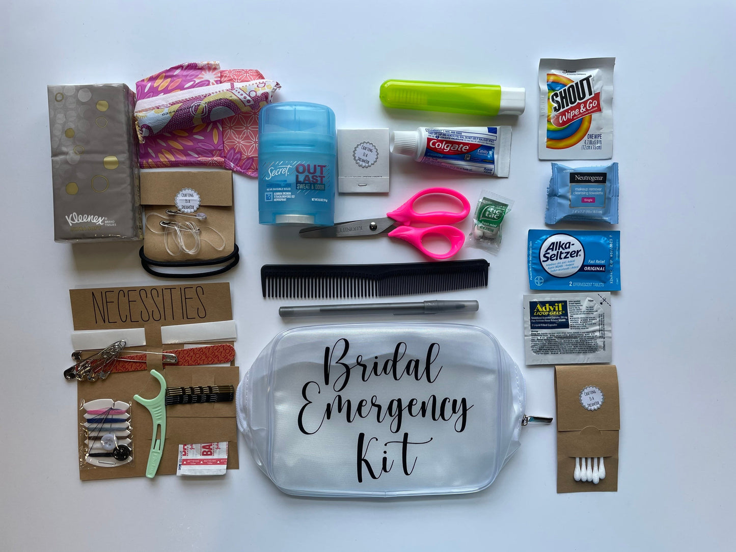 Personalized Bridal Emergency Kit - Bride Gift - Personalized Gift - Wedding day Essentials - Bridal Survival kit - Oh shit Kit