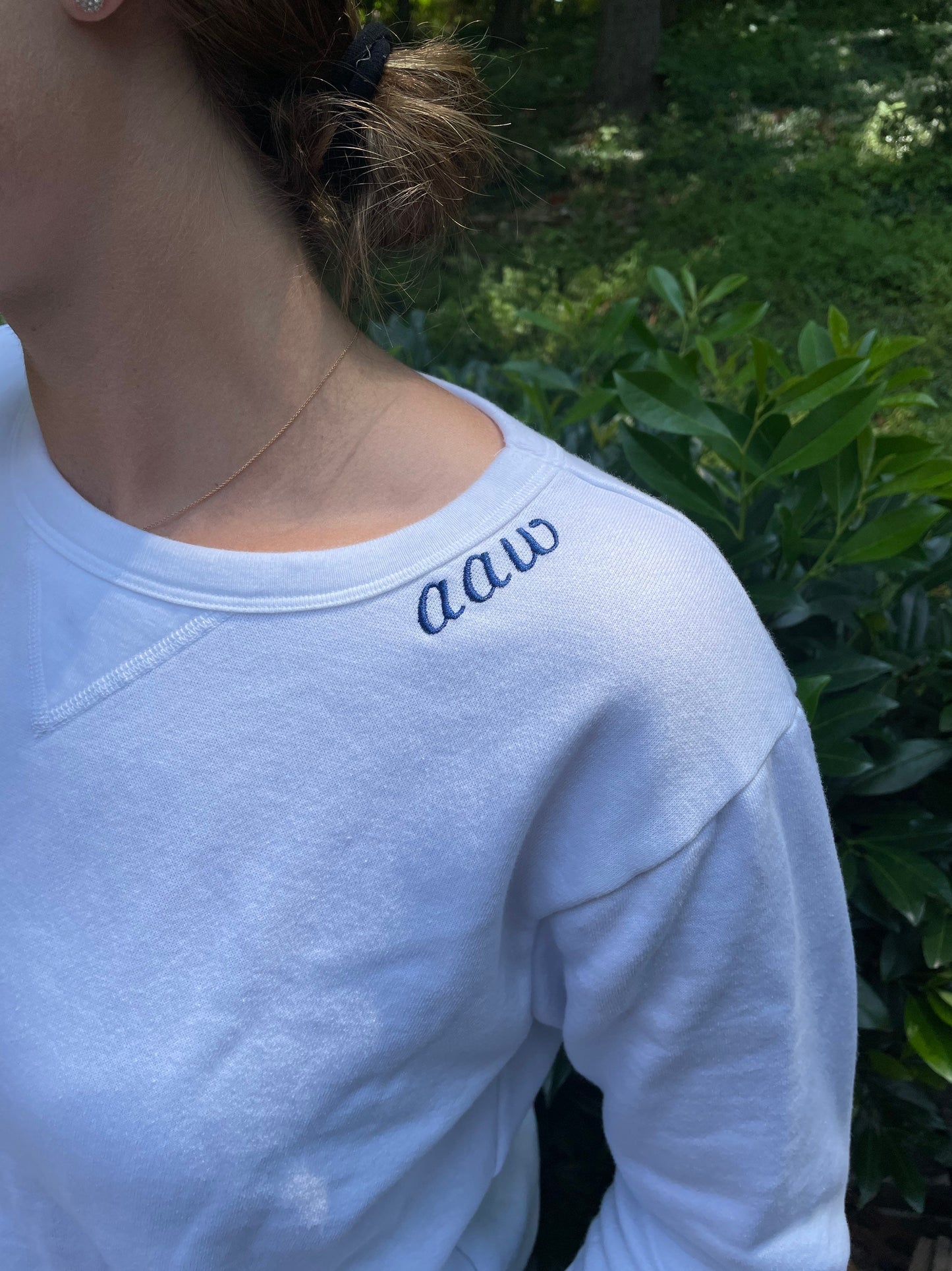 Personalized Initials or Name Sweatshirt Embroidered - Monogramned