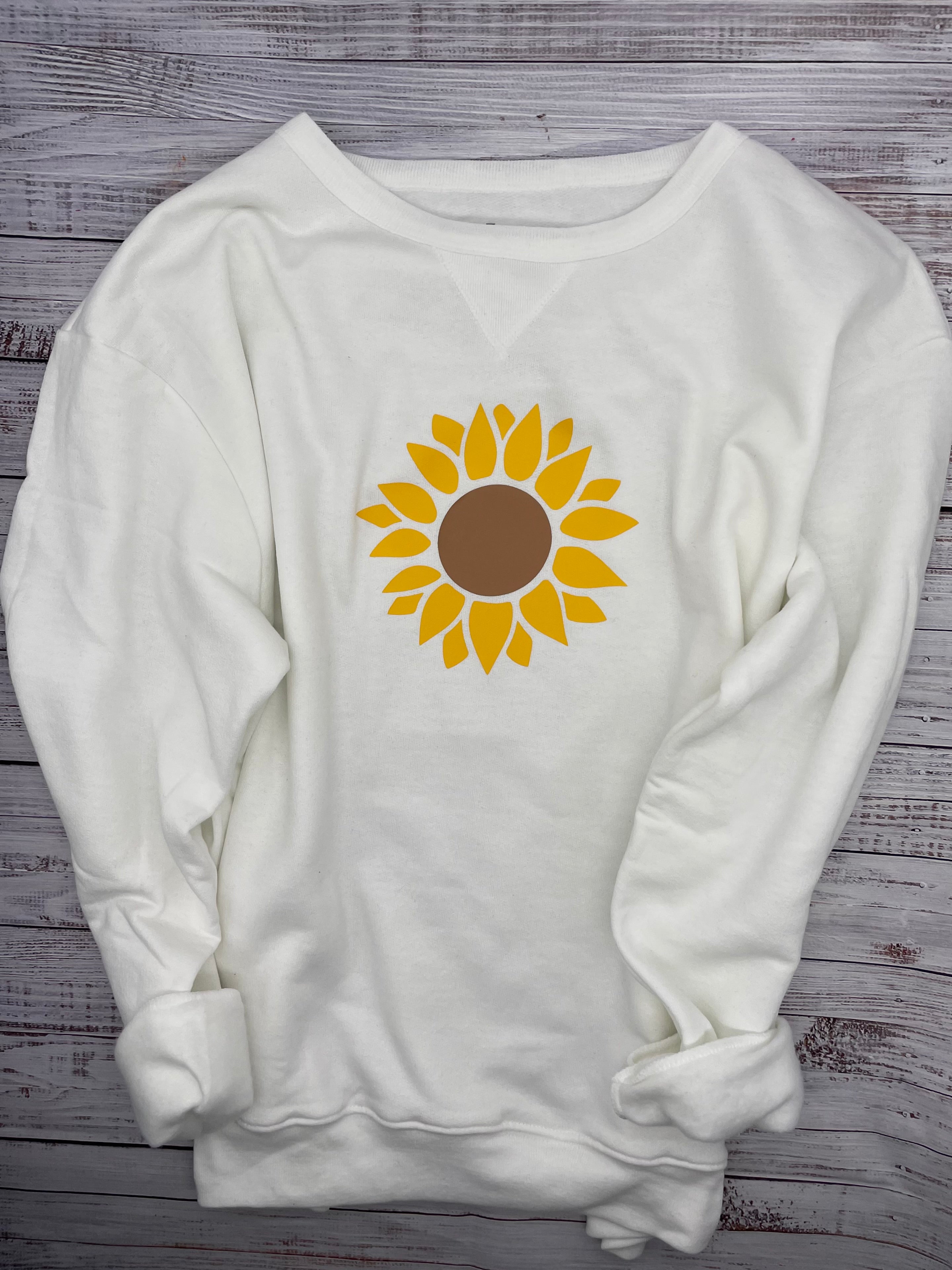 Yellow discount sunflower sweater